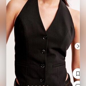 Abercrombie & Fitch Black Halter Top
